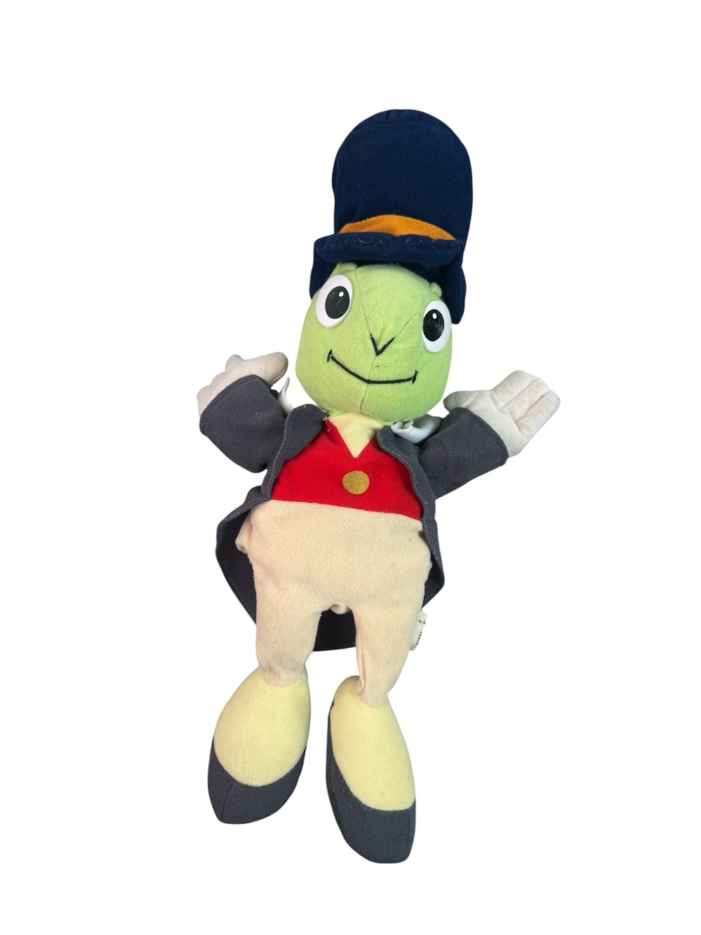 Vtg Disney’s Jiminy Cricket 18” Hand Puppet